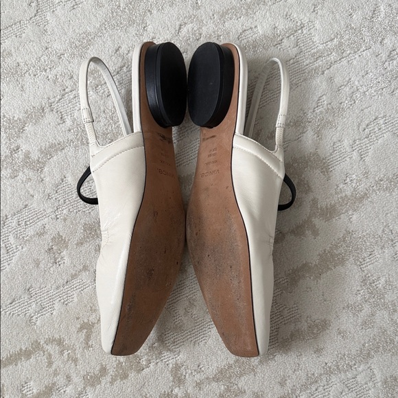 Vince Venice Women's Slingback Flats in White size 11 or 41 UK. - Picture 9 of 9